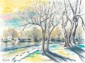 30 Mainlandschaft  Winter